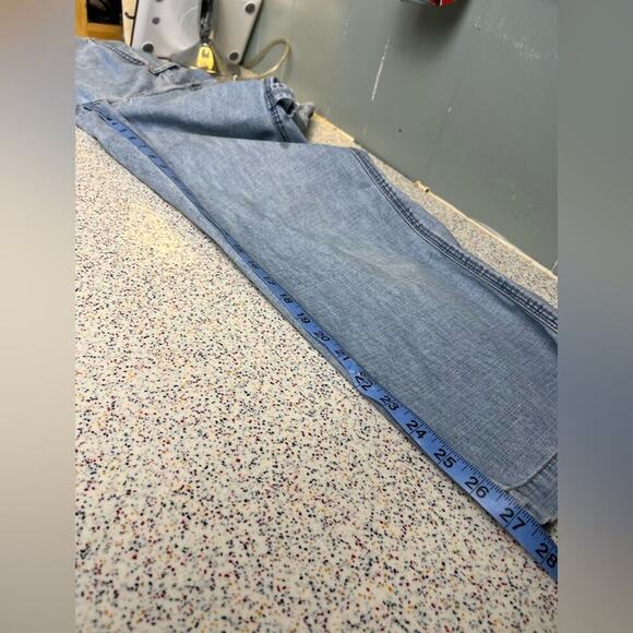 Vintage Levi’s Wide Leg Carpenter Hammer Loop Light Denim - Picture 12 of 15